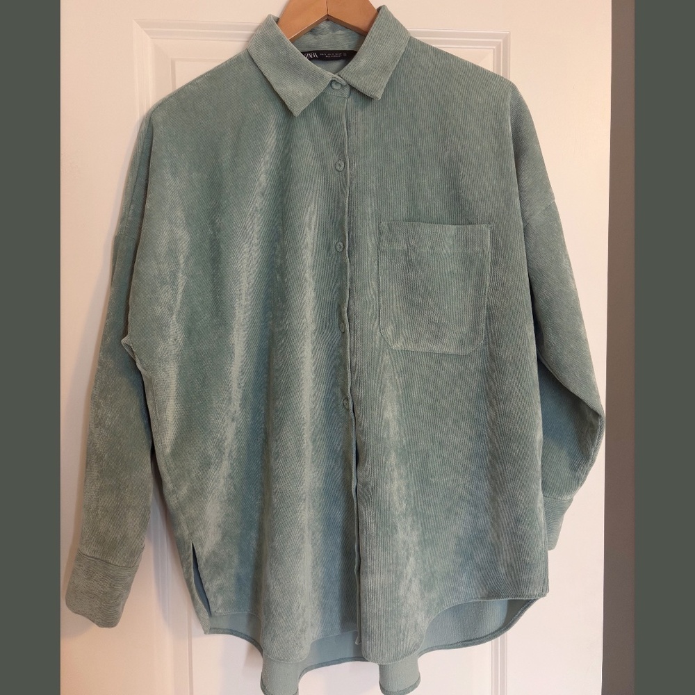 Zara Corduroy Top
